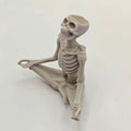 3D Printed Yoga Skeleton Plant Stand Multi-Pose Air Pineapple Holder Creative Art Desktop Ornament Plastic Pot Novelty Decor Oasis Select B