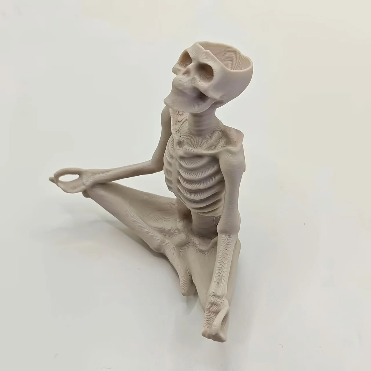 3D Printed Yoga Skeleton Plant Stand Multi-Pose Air Pineapple Holder Creative Art Desktop Ornament Plastic Pot Novelty Decor Oasis Select B