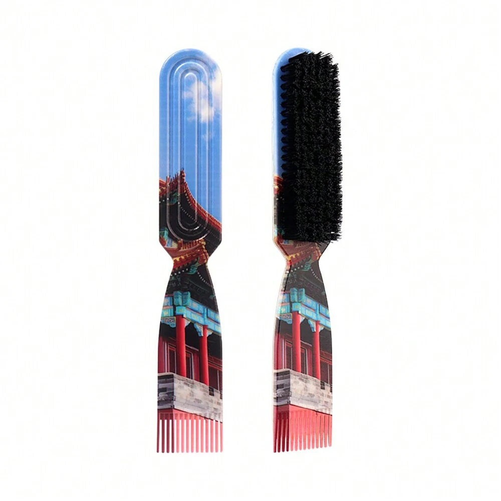 Retro Print Anti-Static Hair Comb – Men's Styling & Detangling Hair Styling Comb Oasis Select SS29-court-02