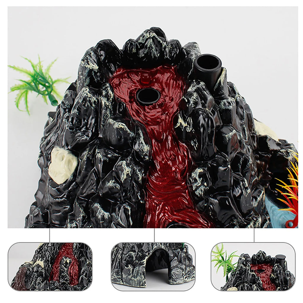Simulation Volcano Model Spray Light Dinosaur Sound Model Toy Accessories Science Nature Toys Oasis Select