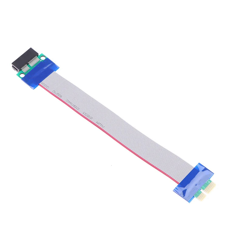PCIe X1 Flexible Ribbon Riser Card Extension Cable Adapter