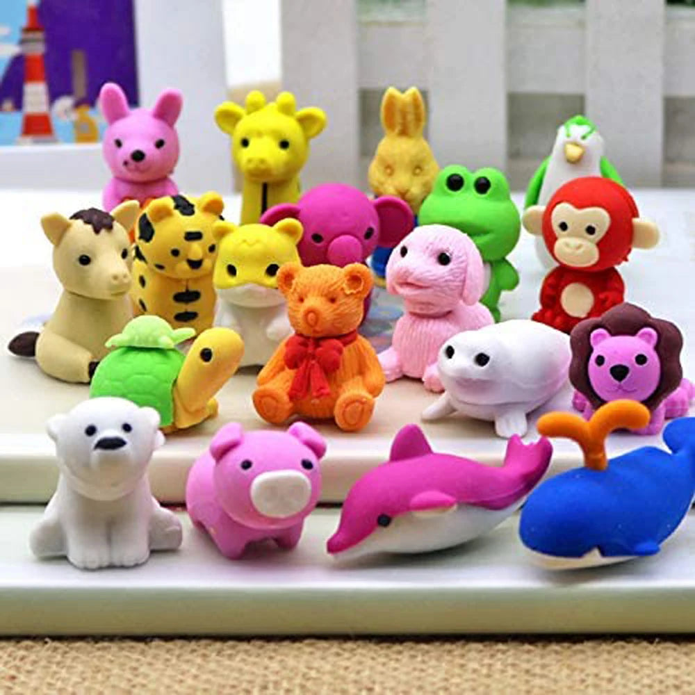 Prizes Removable Non-Toxic Cartoon Design Assembly Zoo Animal Eraser Puzzle Eraser Toys Animal Pencil Erasers Pencil Eraser Oasis Select