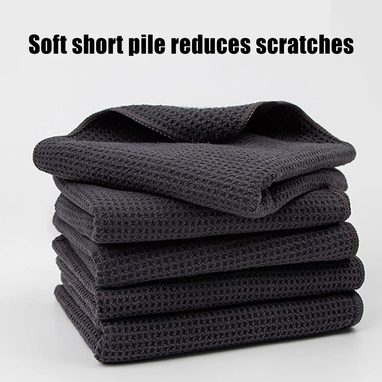 Washable Towel Absorbent Waffle Weave Kitchen Towels Lint-Free & Quick-Dry Cleaning Cloth For Dishes Floor Car Mirror Furniture Oasis Select