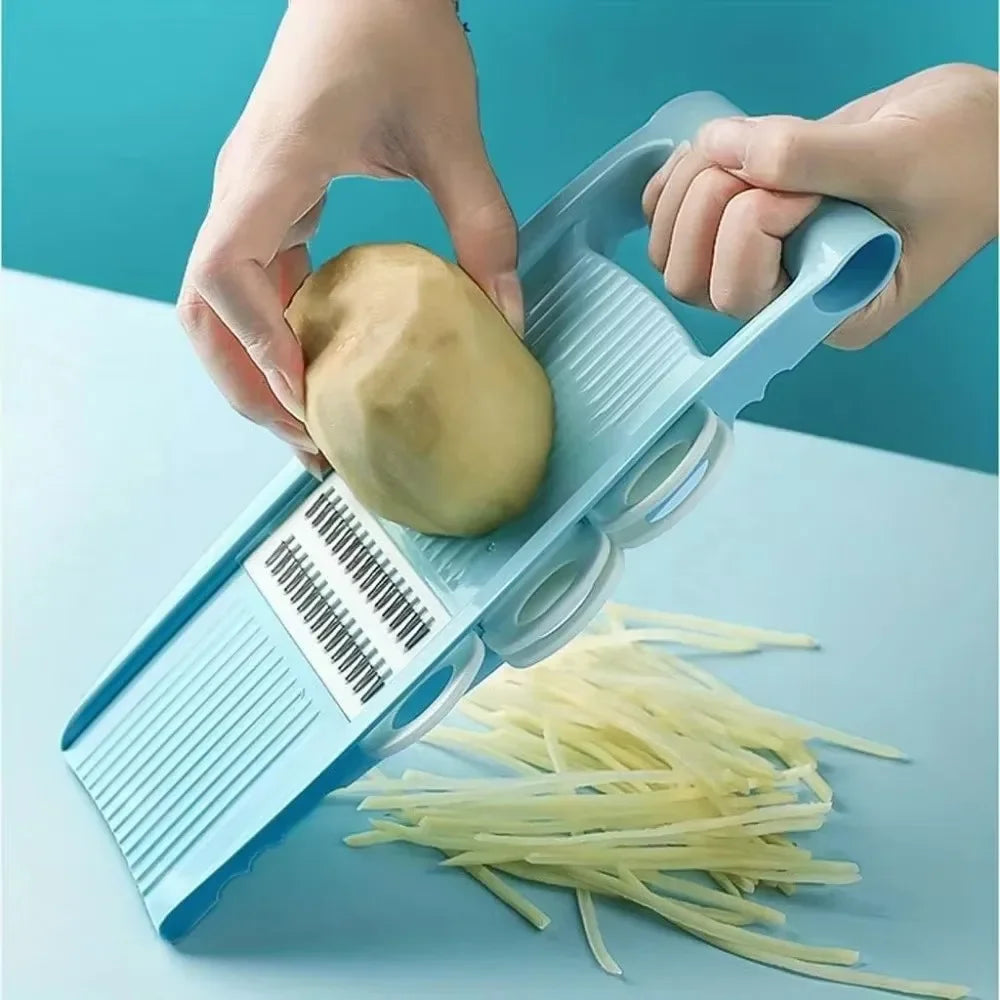 Mandoline Slicer for Kitchen 7-in-1 Mandoline Food Slicer,Potato/Cheese/Vegetable/Carrot/Cucumber Grater Oasis Select