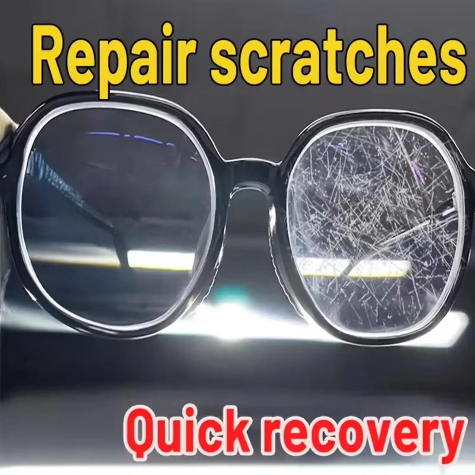 Glass Lens Scratch Repair Kit Eyeglass Lens Scratch Repair Cream Multi-Function Refinishing Agent Restores Scratch Remove Oasis Select