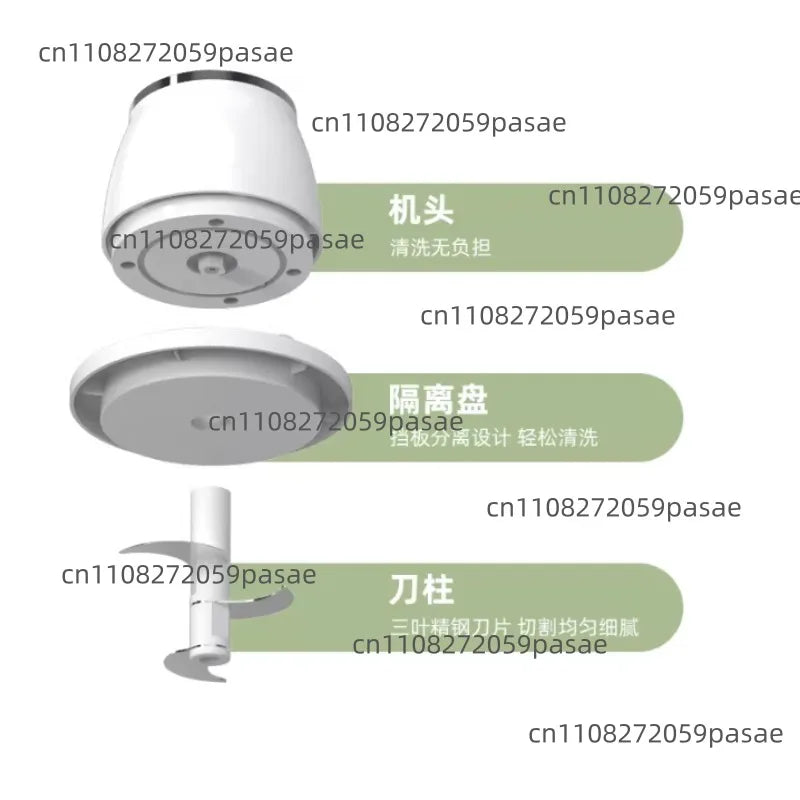 Grinder Garlic Machine Kitchen Multi-functional Cooking Wireless Electric Pull Peeling Small Meat Grinder Oasis Select