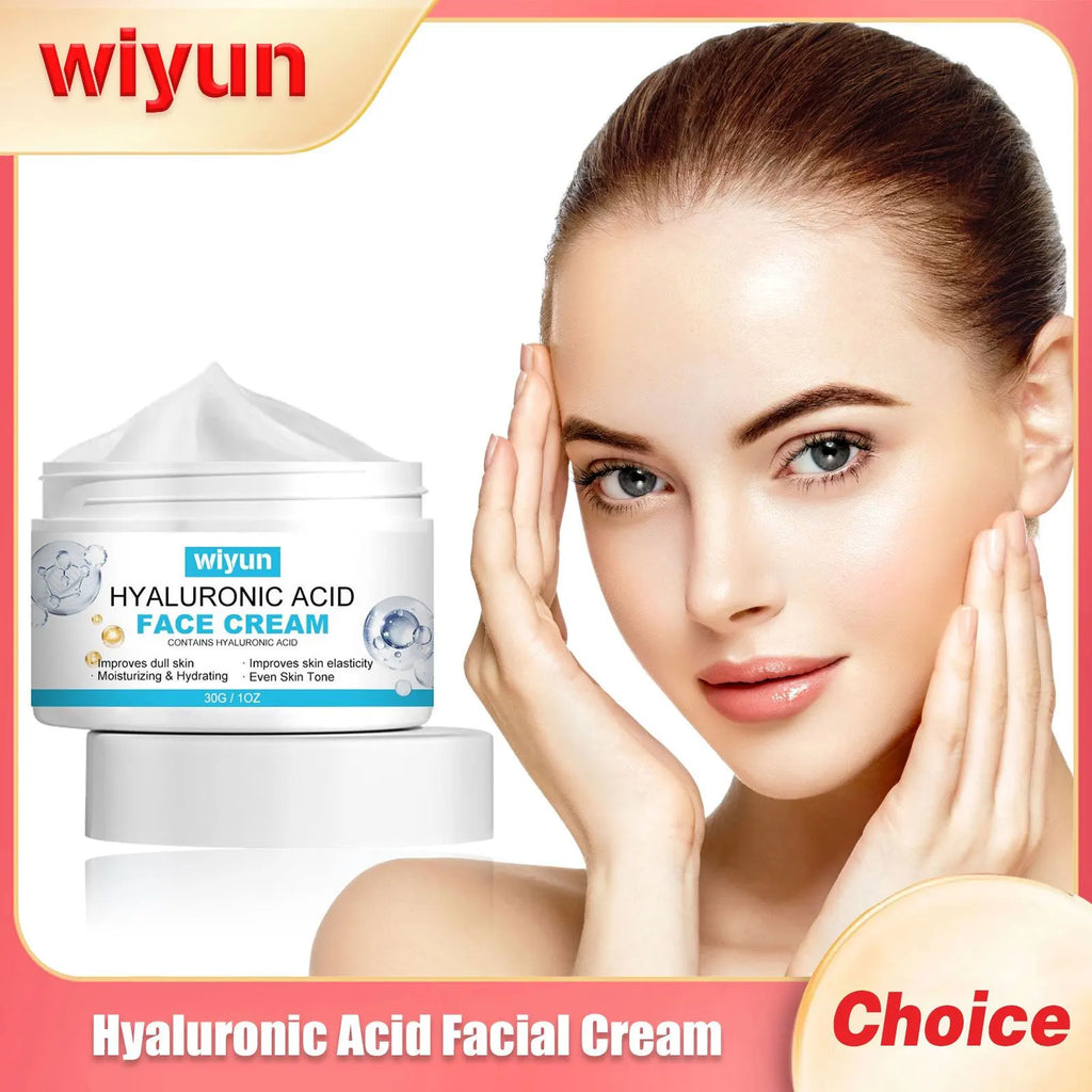WIYUN Hyaluronic Acid Face Cream – Pore Minimizing & Brightening