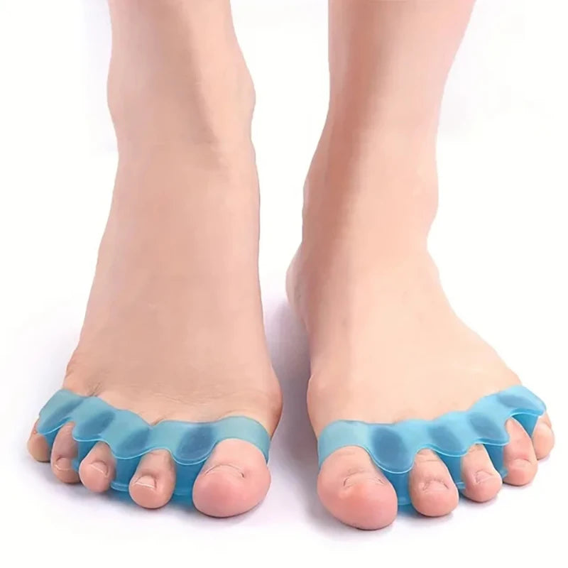 Soft Silicone Toe Spacers – Reusable Gel Separators, 2-Pack Toe Spacers Oasis Select Blue China Mainland