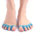 Soft Silicone Toe Spacers – Reusable Gel Separators, 2-Pack Toe Spacers Oasis Select Blue China Mainland