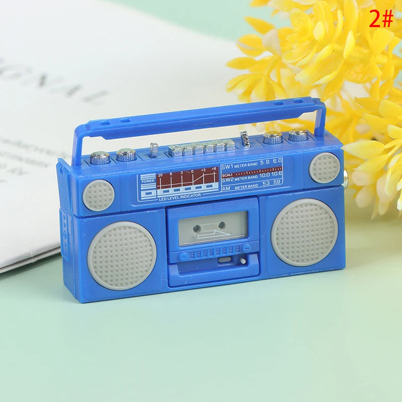 1:12 Dollhouse Miniature Radio Model Recorder Player Toy Doll Furniture Decor Oasis Select 2