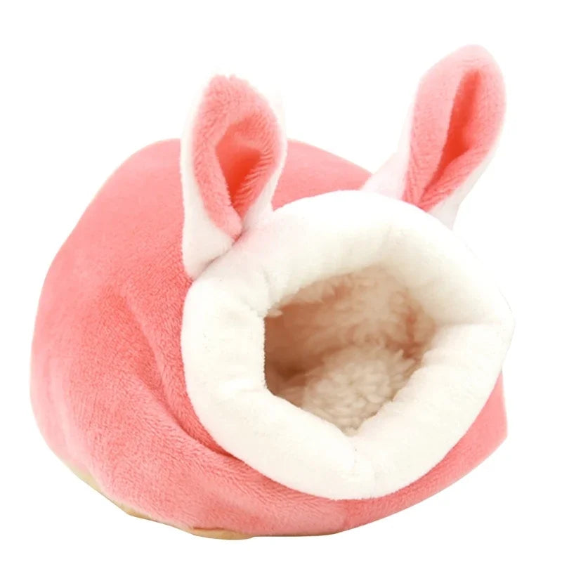 Windproof Hamster Nest Hamster House Glider Guinea Pigs Bunny Winter Plushy Nest Oasis Select