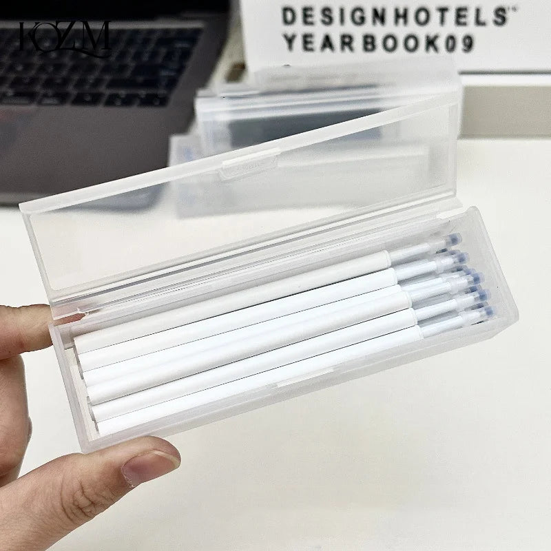 KOQZM Transparent Pencil Case – Large Capacity PP Pencil Box