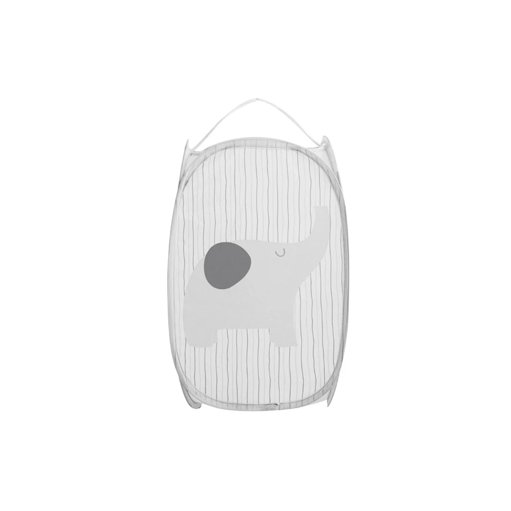 Cartoon Foldable Mesh Dirty Clothes Basket Oasis Select GRAY