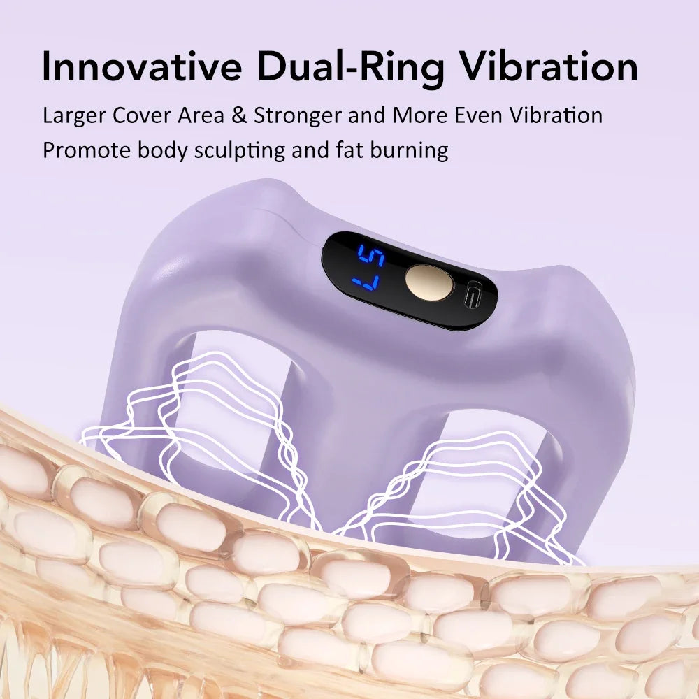 Hailicare Fascia Ring Massager 3-Mode 5-Speed Rechargeable