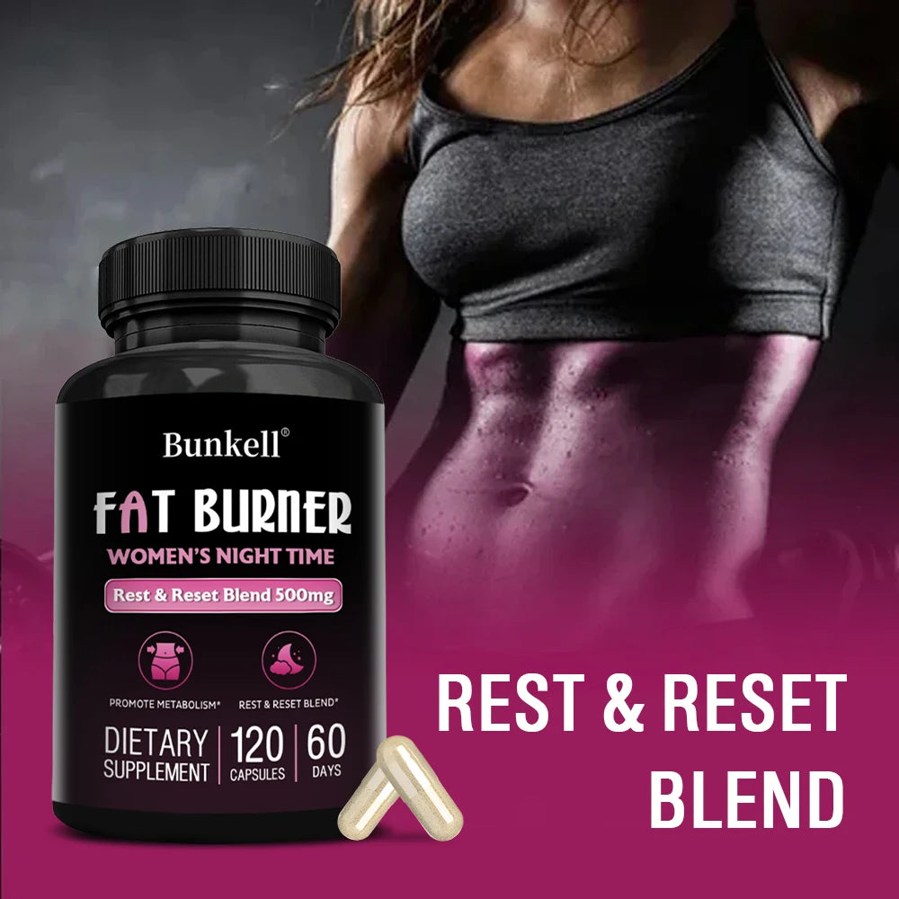 Women's Night Fat Burner – Belly Fat & Sleep Support Supplement Night Fat Burner Oasis Select