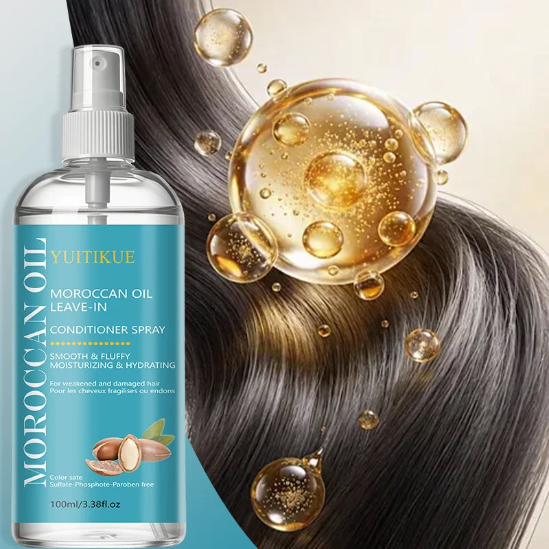 Moroccan Argan Oil Leave-In Conditioner Spray – Anti-Frizz