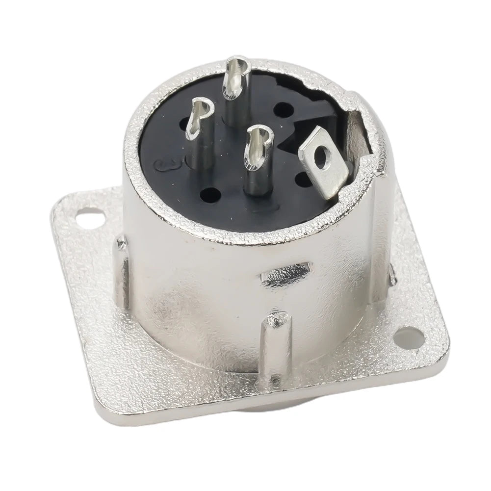 3Pin XLR Socket Male Female Panel Mount Chassis Socket Mic Jack Audio Connector With Solder Terminals For Patch Bay Snake Cabl Oasis Select