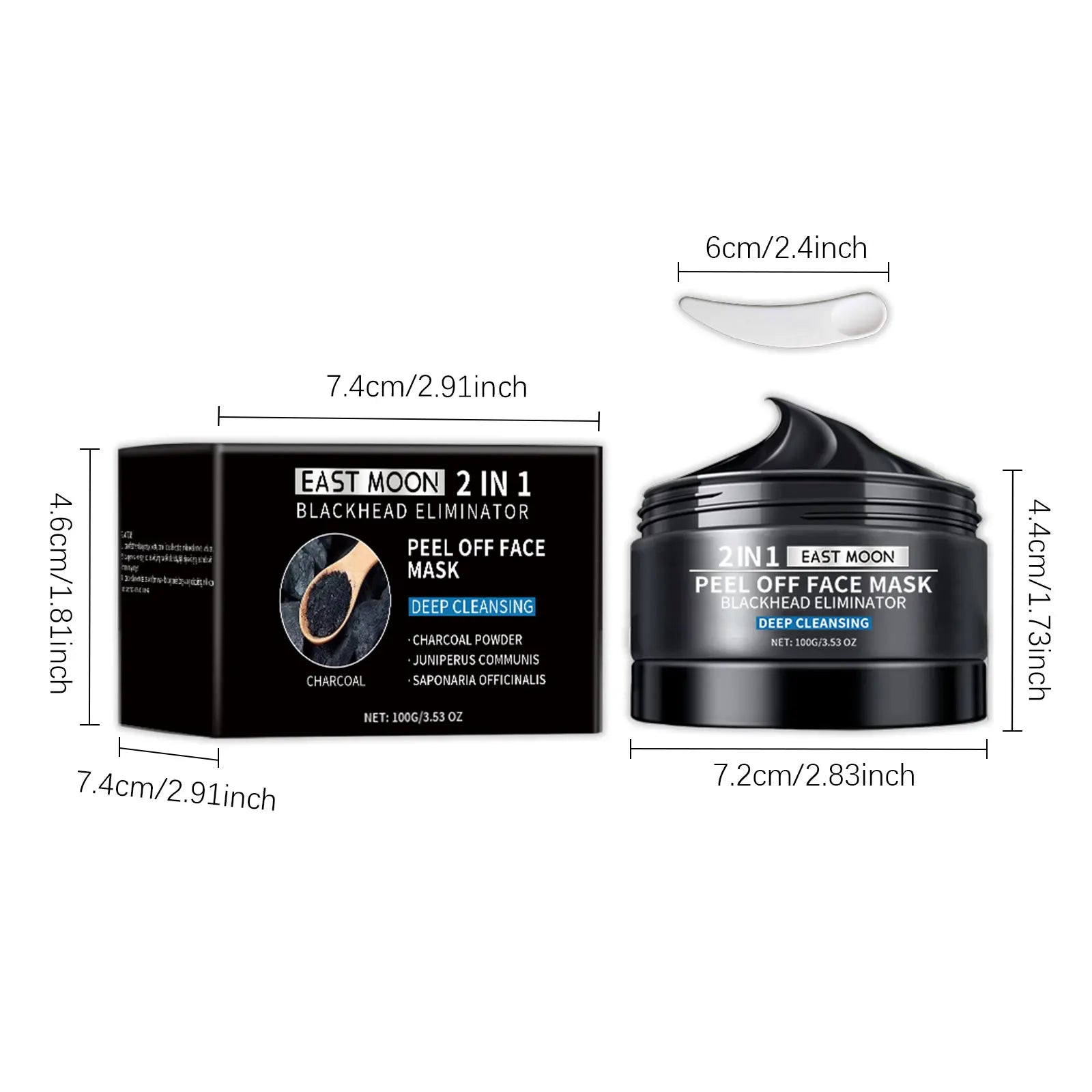 Bamboo Charcoal Blackhead Peel Mask – Pore & Oil Control Charcoal Peel Mask Oasis Select