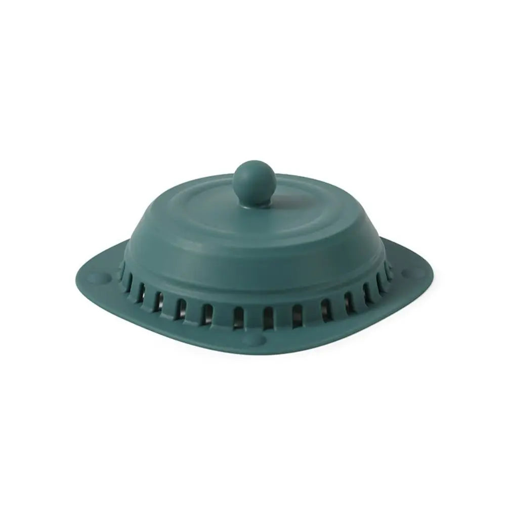 New Anti-clog Sewer Floor Drain Anti-odor Insect-proof Deodorant Cover Sink Strainer Silicone Sealing Plug Oasis Select dark green
