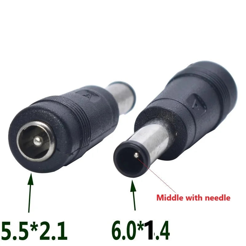 DC 5.5x2.1mm Female Jack Connectors to DC 4.0*1.7mm 3.5*1.35mm 4.8*1.7mm 7.9*5.5mm 6.3*3.0mm Male Plug Power Adapter Connector Oasis Select 6.0x1.4 to 5.5x2.1 1 PCS