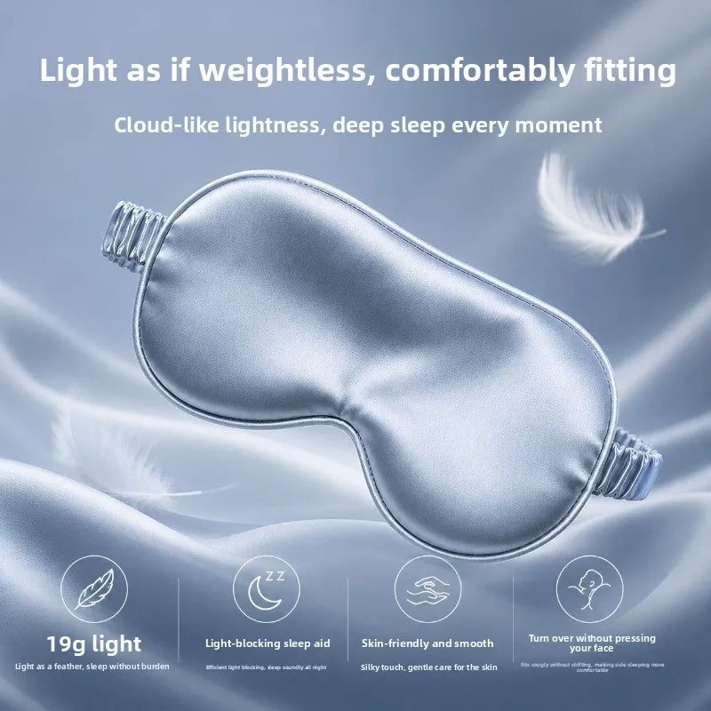 Light Blocking Sleep Eye Cover 1pcs Imitated Silk Comfortable Soft Breathable Night Sleeping Eye Shield Eye Care Sleep Use Tools Oasis Select