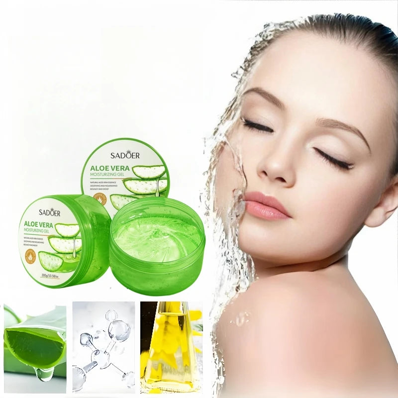 300g Aloe Vera Moisturizing Gel – Hydrating & Brightening Aloe Moisturizing Gel Oasis Select