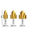 20/25/32mm PPR Lifting Stepped Drill Bit HSS Step Drill Head Hex Shank Hole Opener Core Drill Bits for PVC Water Pipe Reaming Oasis Select 3Pcs