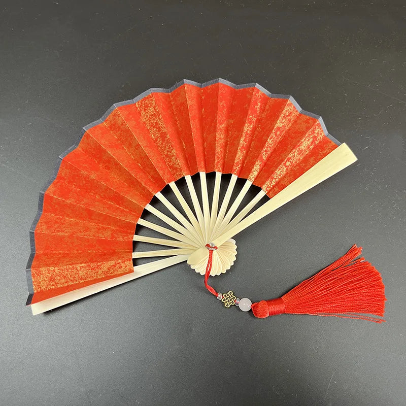 4-6 Inch Mini Folding Fan Portable DIY Painting Children'S Fan Ancient Style Held Dance Fans Party Wedding Summer Fan Accessorie Oasis Select Q