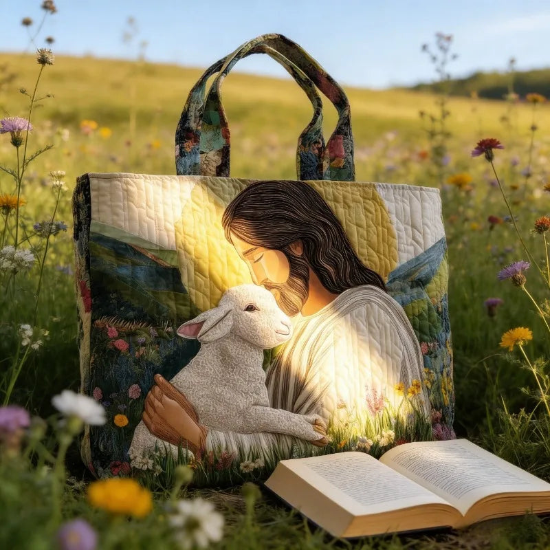 Women's lightweight quilted tote bag, suitable for weekend trips, casual shopping, etc.(Digital Printing) Oasis Select