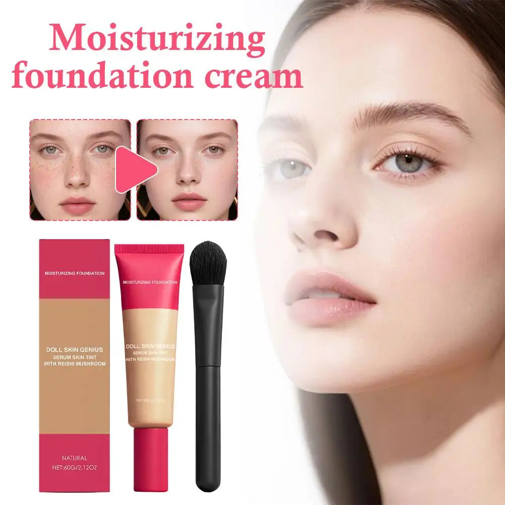 Moisturizing foundation cream Matte Finish Lightweight Soft Focus Concealing Moisturizing Oil Control Nourishing Korean Cosmetic Oasis Select