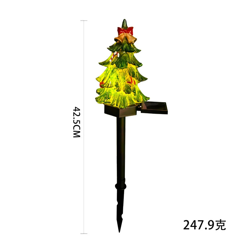 Solar Outdoor Resin Owl Lamps, Resin Animal-shaped Decorative Lamps, Garden Lamps, and Villa Lamps Oasis Select New Christmas tree