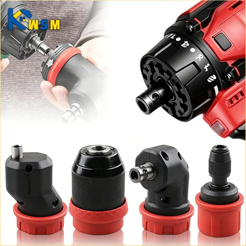 Quick Release Drill Chuck Adapter for 6.35mm Shank Brushless Rechargeable Electric Power Drill Conversion Tool Parts Oasis Select