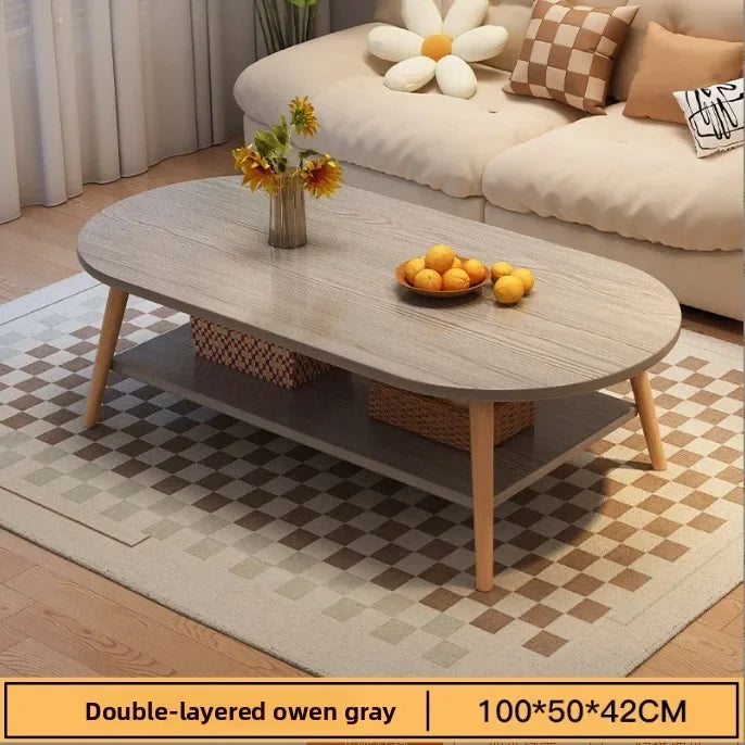 Multi-functional Coffee table living room small apartment living room sofa tea table bedroom simple bed INS wind small table Oasis Select SH-100CM