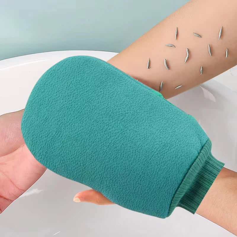 Exfoliating Glove - Exfoliate Glove For Dead Skin Bath Exfoliating Gloves For Shower Spa Massage Body Scrub Oasis Select green