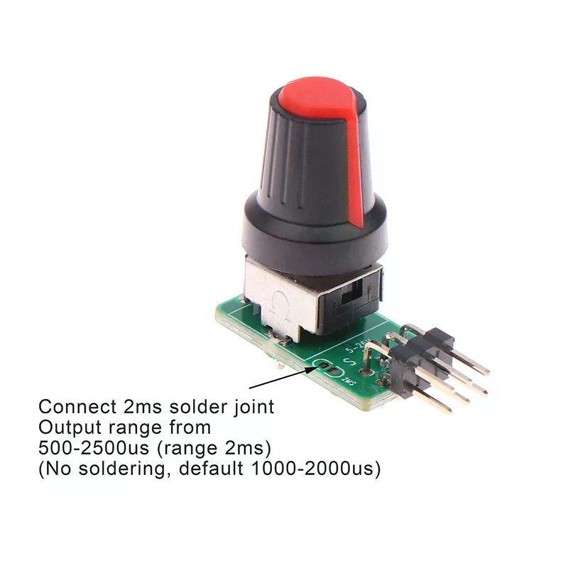 3-8V ESC Mini Servo Tester DIY Brushless Fan Motor Governor PWM Signal Output For RC Aircraft Model Parts Oasis Select