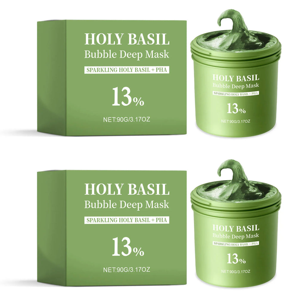 Holy Basil Bubble Mud Mask – Deep Cleanse, Oil Control 90g