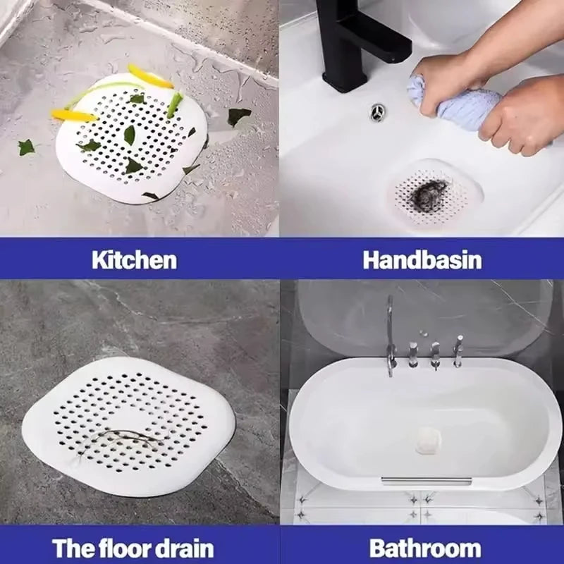 Sewer with Suction Cup, Floor Drain Mat, Kitchen, Bathroom, Anti Clogging Hair Filter Oasis Select