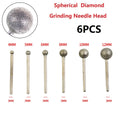 6-Piece Round Ball Burr Set 4–12mm | Abrasive Mounted Points Abrasive Burr Bit Set Oasis Select Default Title