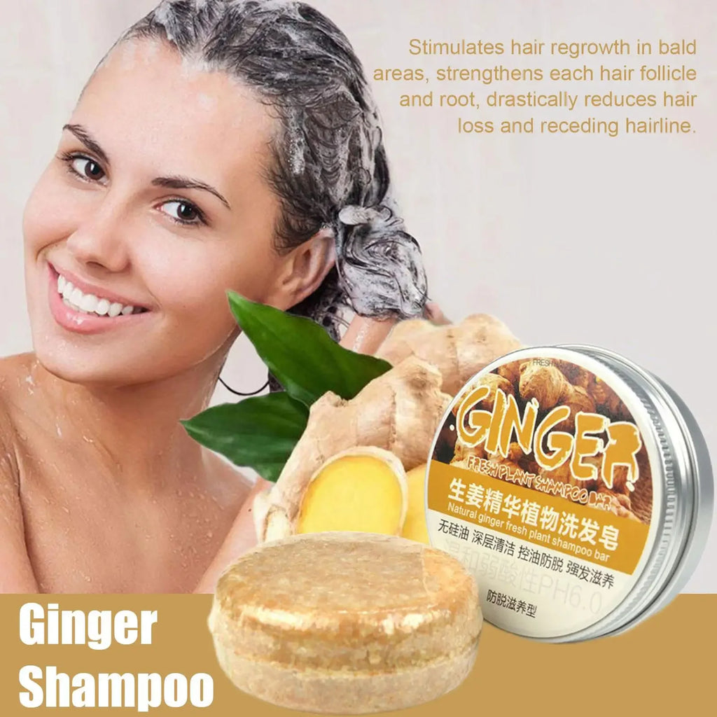 Ginger Polygonum Shampoo Bar – Natural Cold Processed Hair Care
