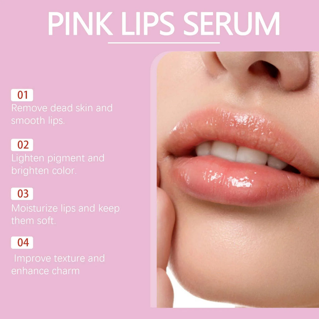 EELHOE Pink Lip Care Serum – Hydrating & Brightening 30ml Lip Care Serum Oasis Select