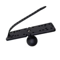 Kayak Fish Finder GPS Mount - Ball & Plate Kayak Accessory Track Mount Panel Electronics Fishing Finder Stable Platform Oasis Select black