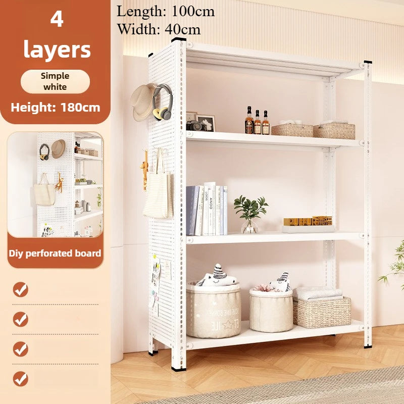 Shelves with holes and plates Household shelves Shelves Multi-layer floor Oasis Select Fourth floor 180