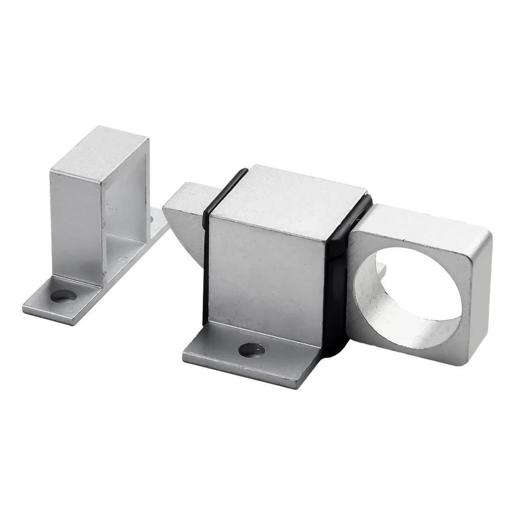 AAAAA AluminumAlloyBlack/Gray Window Gate Security Pull Ring Spring Bounce DoorBoltAutomatic Latch Lock Black Grey Window Oasis Select Grey China Mainland