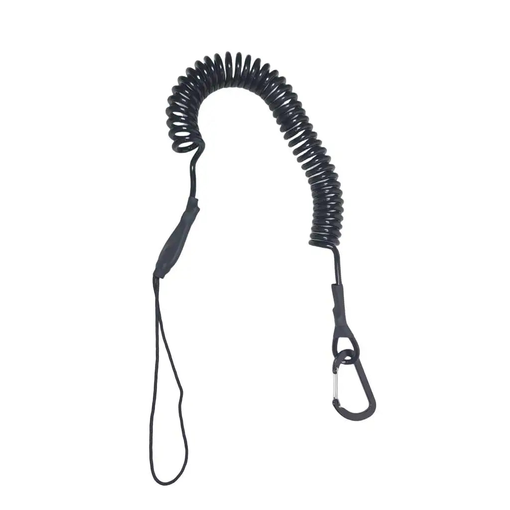 6mm 3Meters Kayak Safety Paddle Leash With Aluminum Alloy Hook Inflatable Boat Canoe Paddle Keeper Oars Guardian Rope Oasis Select black