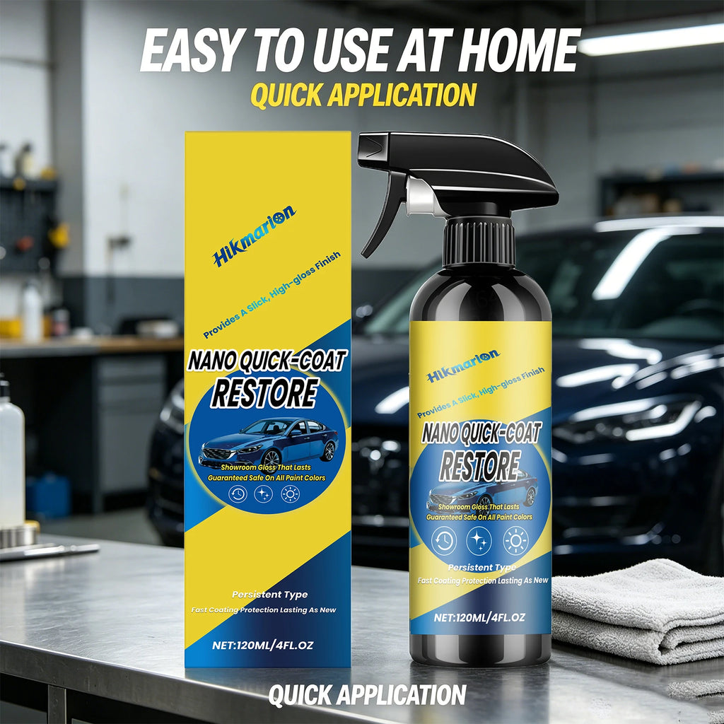 Car Nano Coating Spray Quick-Dry Coating Hydrophobic Protection Polishing Long-Lasting Shine Reduce Stains Car Maintenance Agent Oasis Select