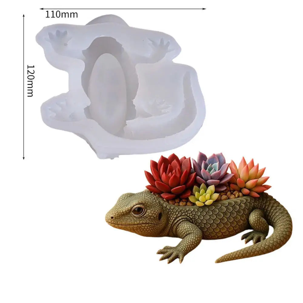 Squirrel Flower Pot Silicone Mold DIY Squirrel Candle Holder Mold Plaster Candle Jar Molds Concrete Vase Resin Pen Holder Mould Oasis Select D