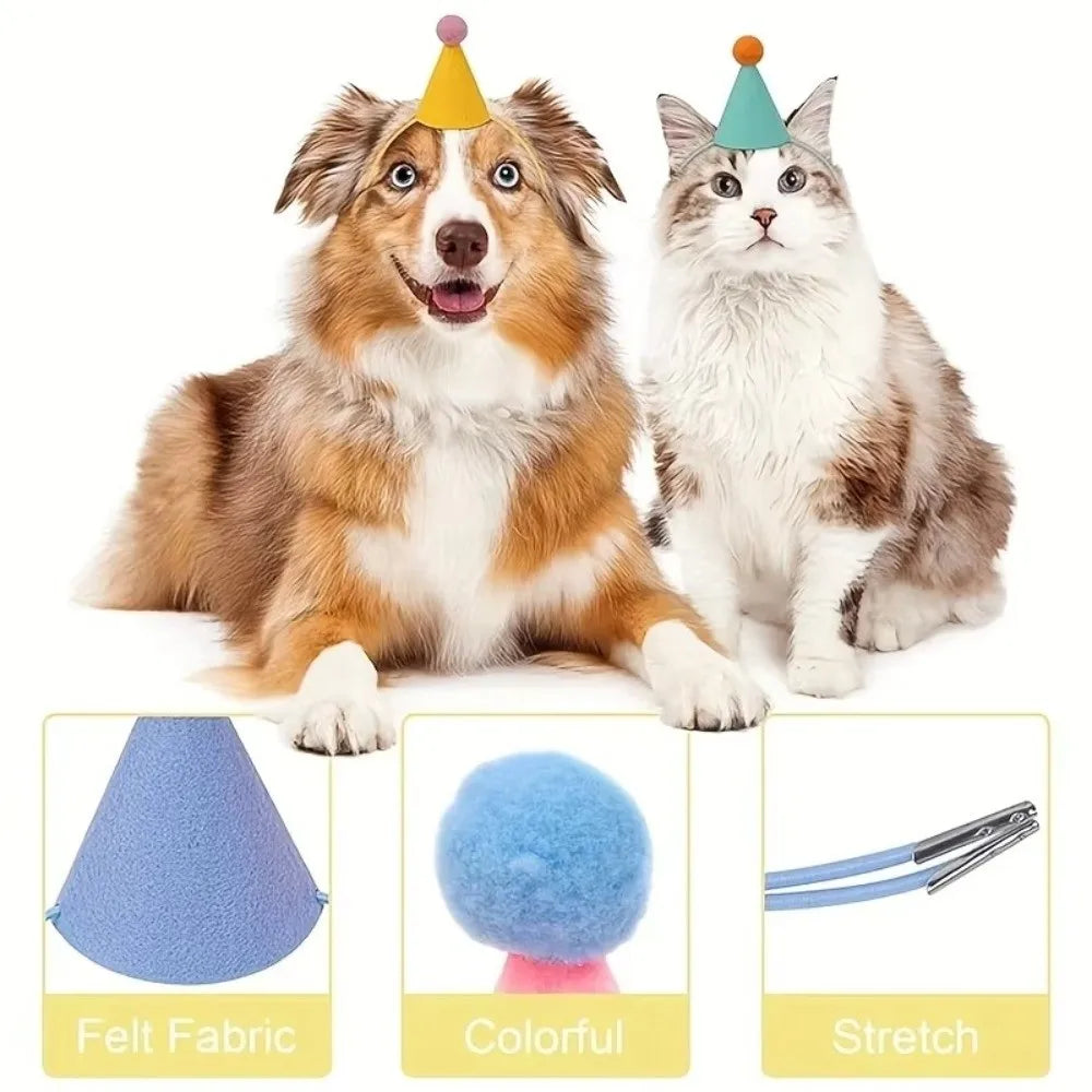 6-Pack Colorful Mini Cone Party Hats – Lightweight & Festive