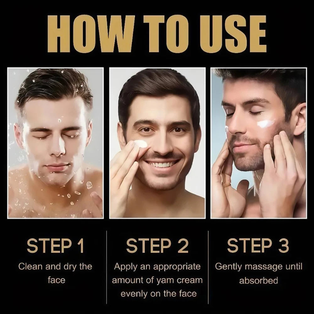 HISENRAIN Collagen & Retinol Face Cream – Men's Moisturizer
