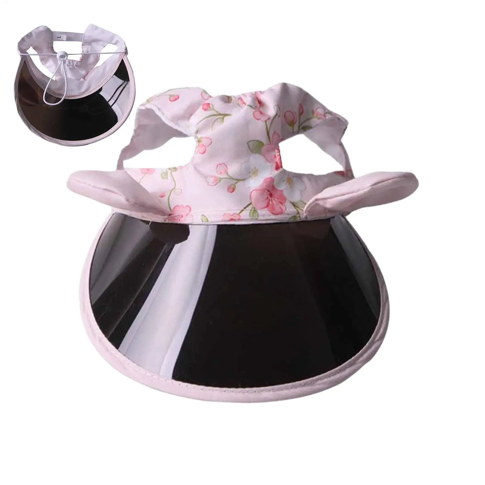 Summer Pet Cat Sun Hat With Ear Holes Dogs Sunscreen Hat Cute Adjustable Dog Fisherman Hat Pet Summer Caps Cat Pet Supplies Oasis Select