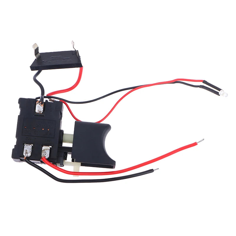 1Pcs Electric Drill Dustproof Speed Control Push Button Trigger Switch 12V Cordless Drill Trigger Switch Power Tool Parts Oasis Select 1pcs